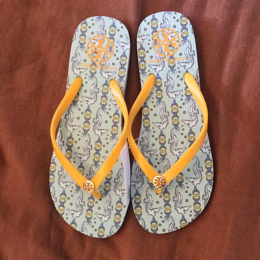 New Tory Burch Flip Flops